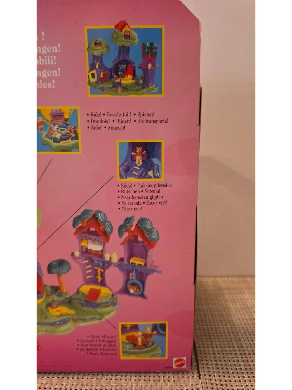 rare vtg DISNEY WINNIE THE POOH HUNDRED ACRE WOOD TREEHOUSE PLAYSET polly pocket